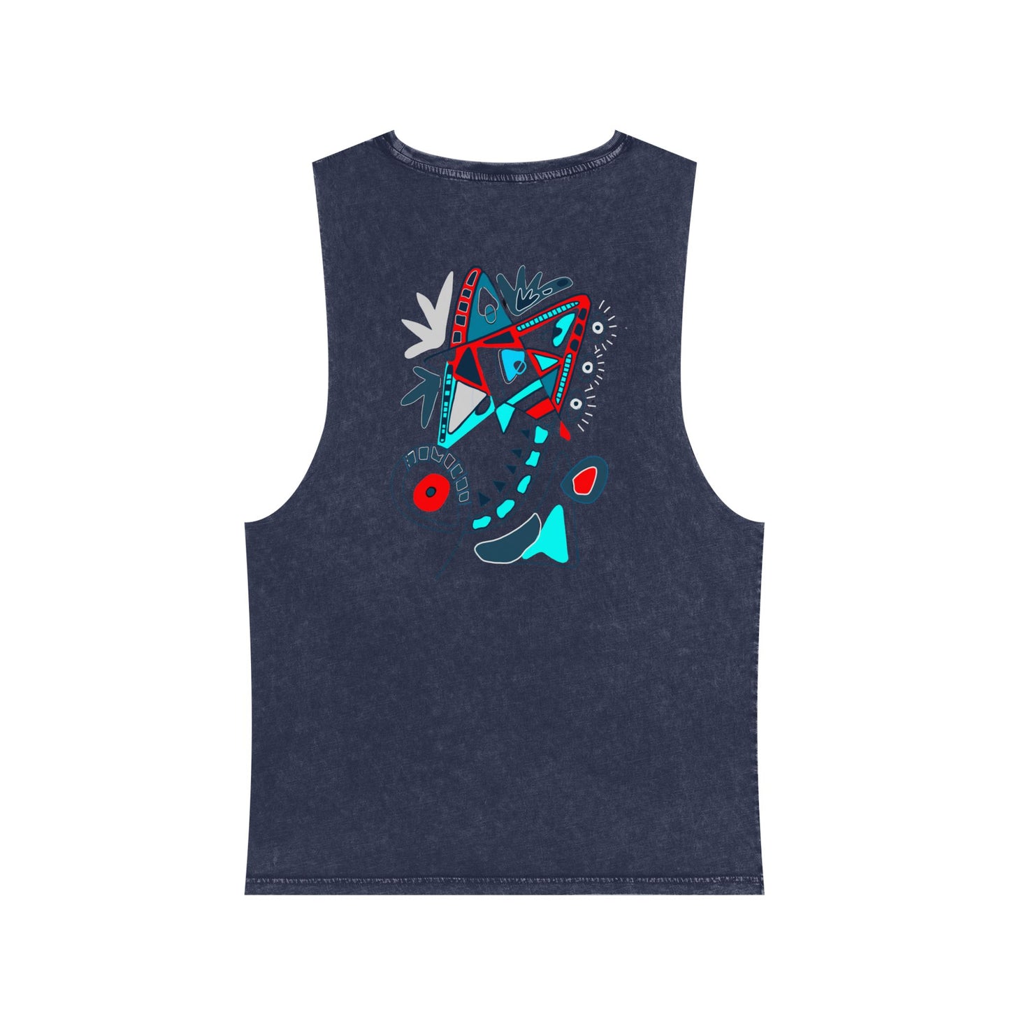 Speak in Symbols Unisex Blue Stone Tank Top
