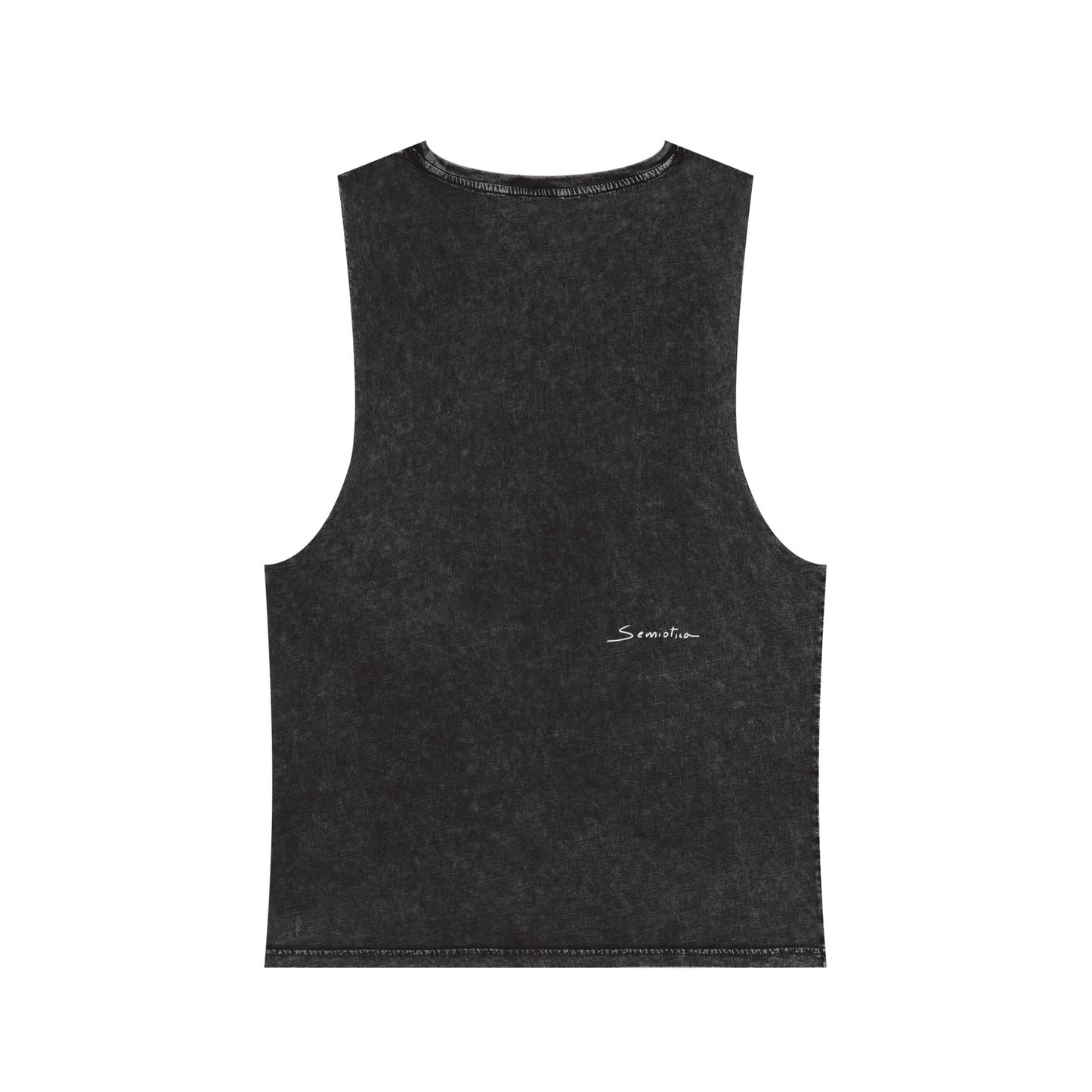 Speak in Symbols Unisex Black Stone Tank Top