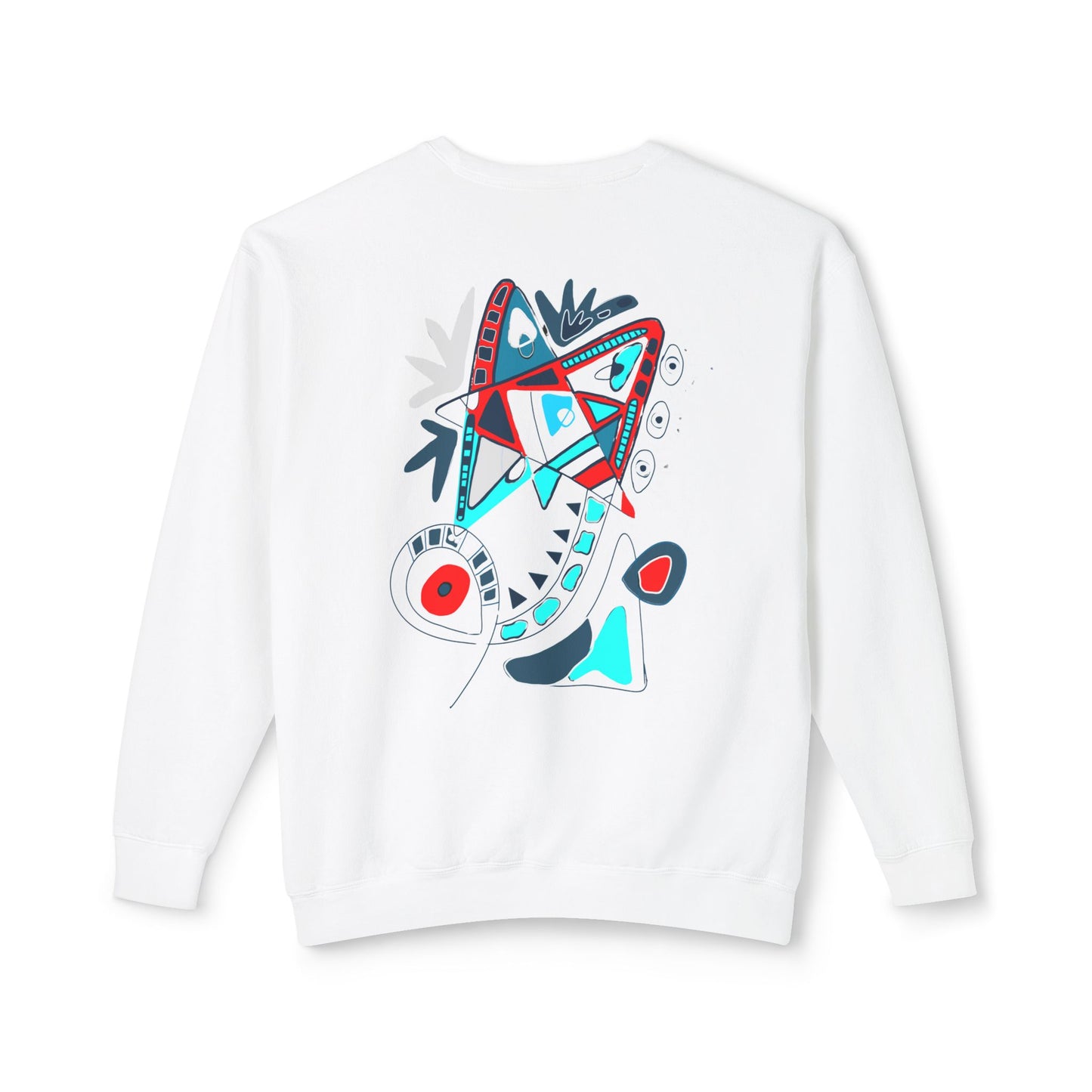 Speak in Symbols White Sweatshirt Unisex