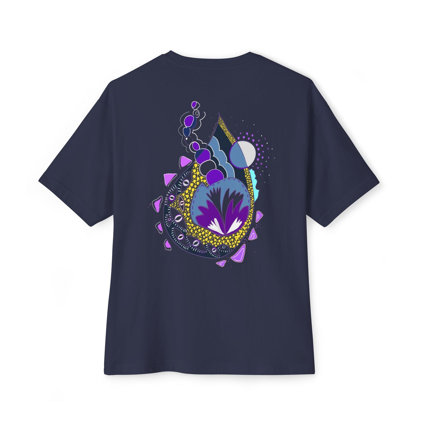 Fuel the Flame Weapon T-shirt Navy Unissex