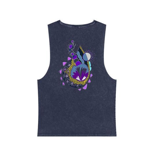 Fuel the Flame Unisex Blue Stone Tank Top