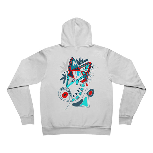 Speak in Symbols Hoodie White Unisex