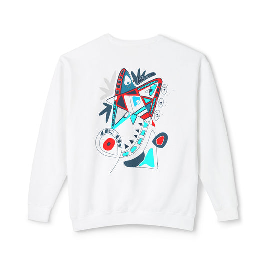Speak in Symbols White Sweatshirt Unisex