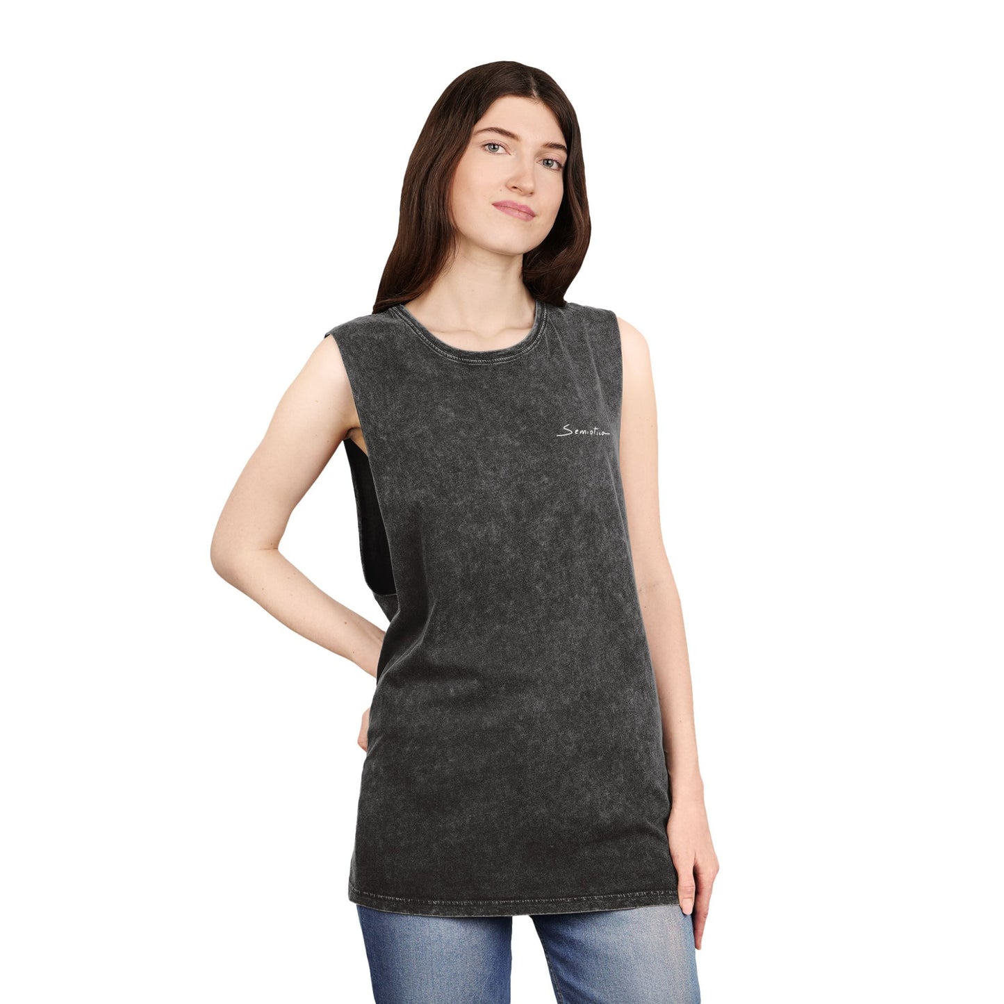 Unisex Black Tank Top