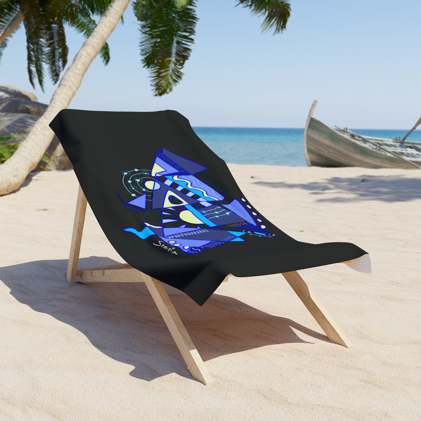 Break the Pattern Beach Towel