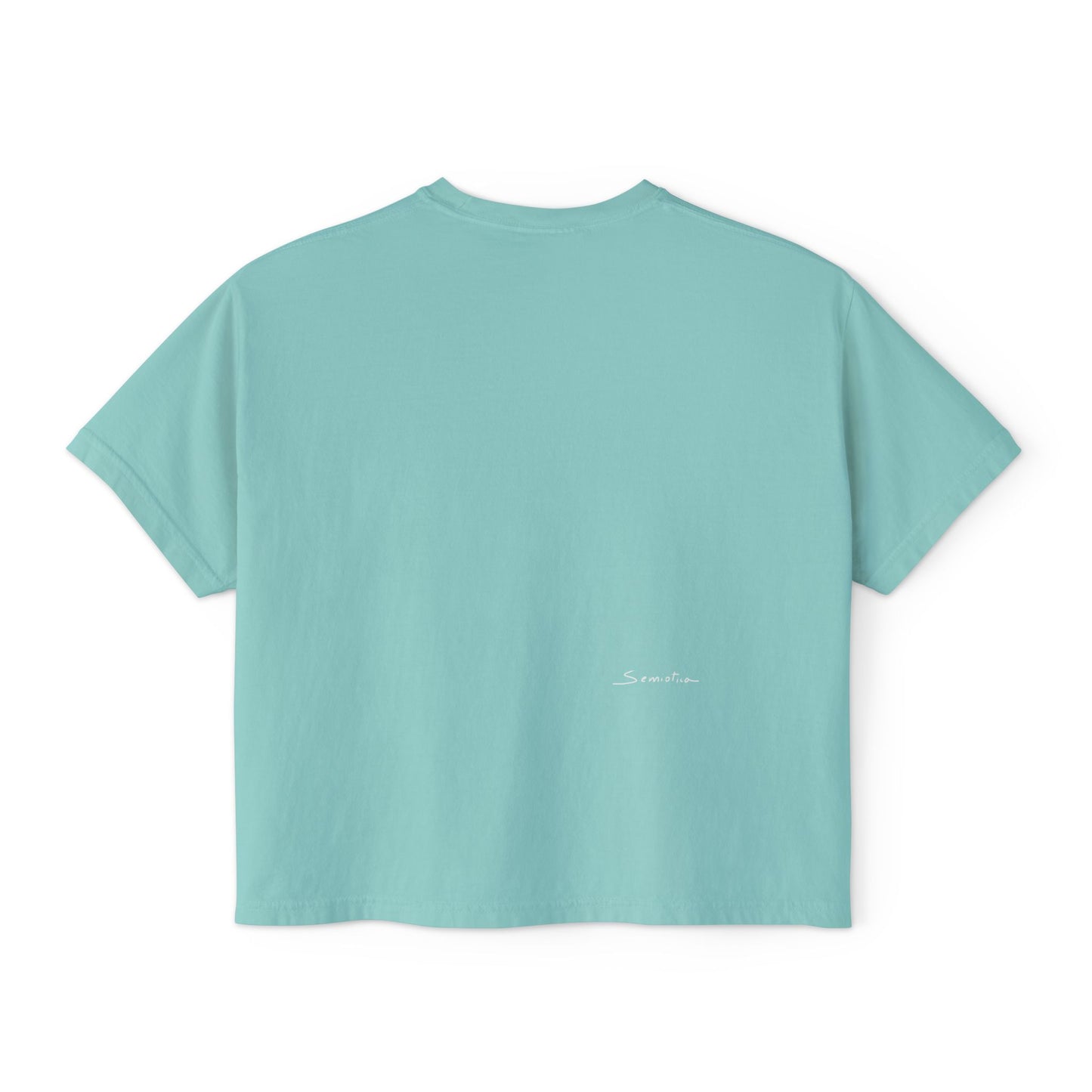 Speak in symbols Chalky Mint Boxy Tee